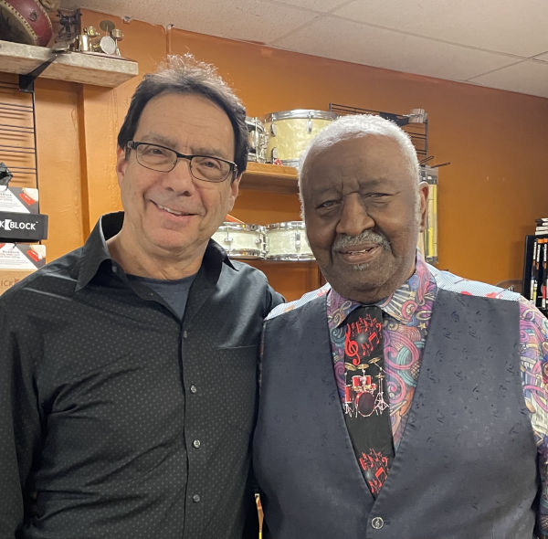 Sam Ruttenberg with Bernard Purdie - Professional Drum Teacher - Drum Lessons Near Me